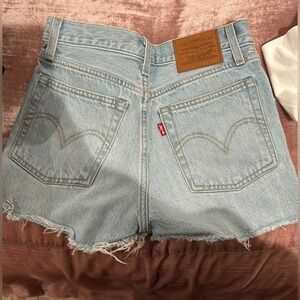 501 Levi High Rise Shorts
